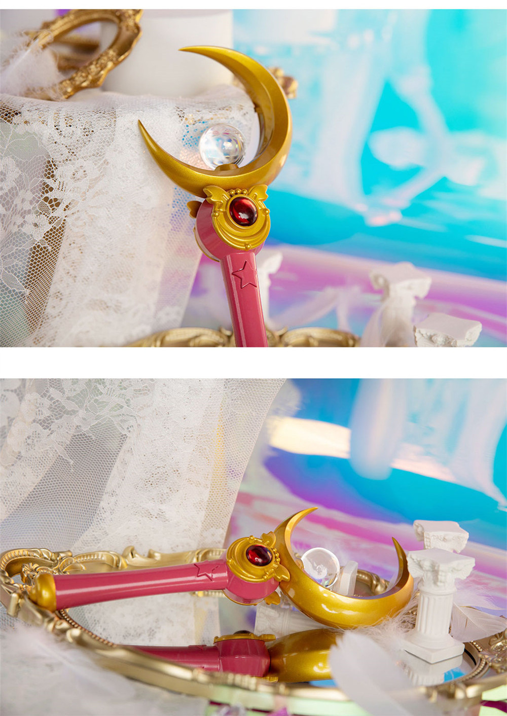 【HX-YAO】 Sailor Moon cosplay Magic Wand Moon Hare Sailor Moon Star Moon ...