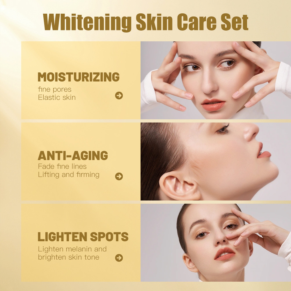 original 1% Kojic Acid skin care set Whitening Brightening and ...