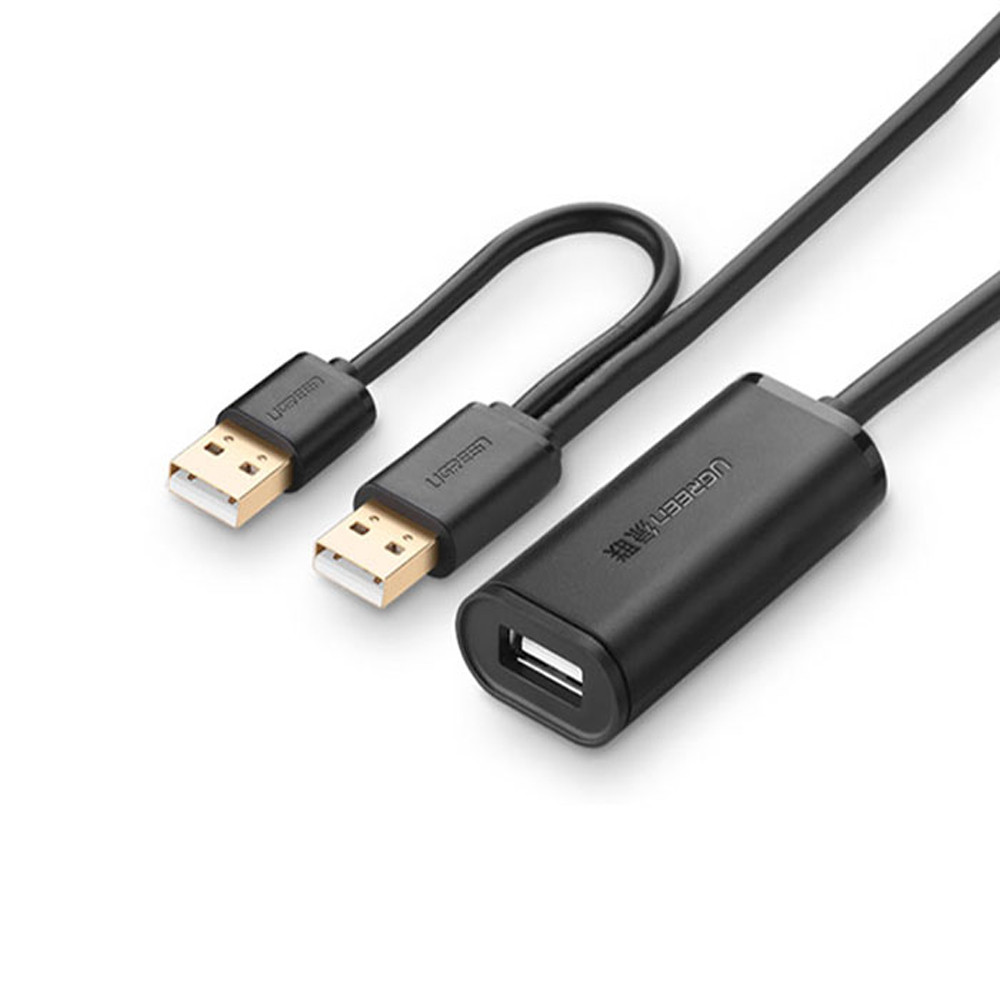 UGREEN 10 Meters USB 2.0 Type A Female to Male Active Extension Cable ...