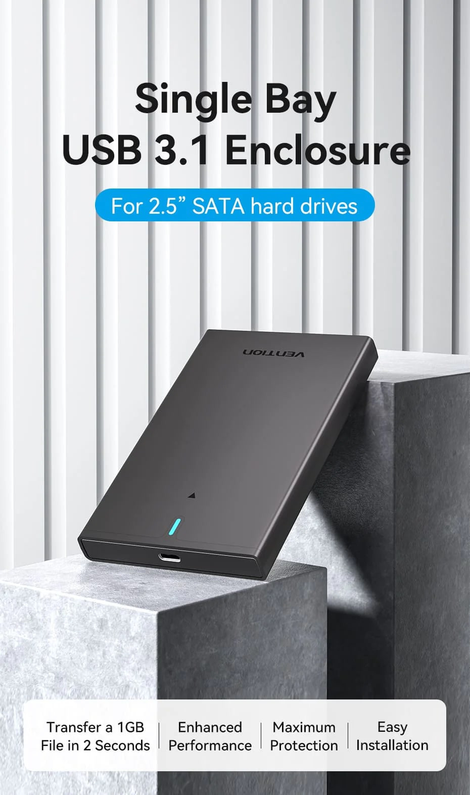 [CLEARANCE] Vention USB 3.0 Micro-B HDD SSD 2.5