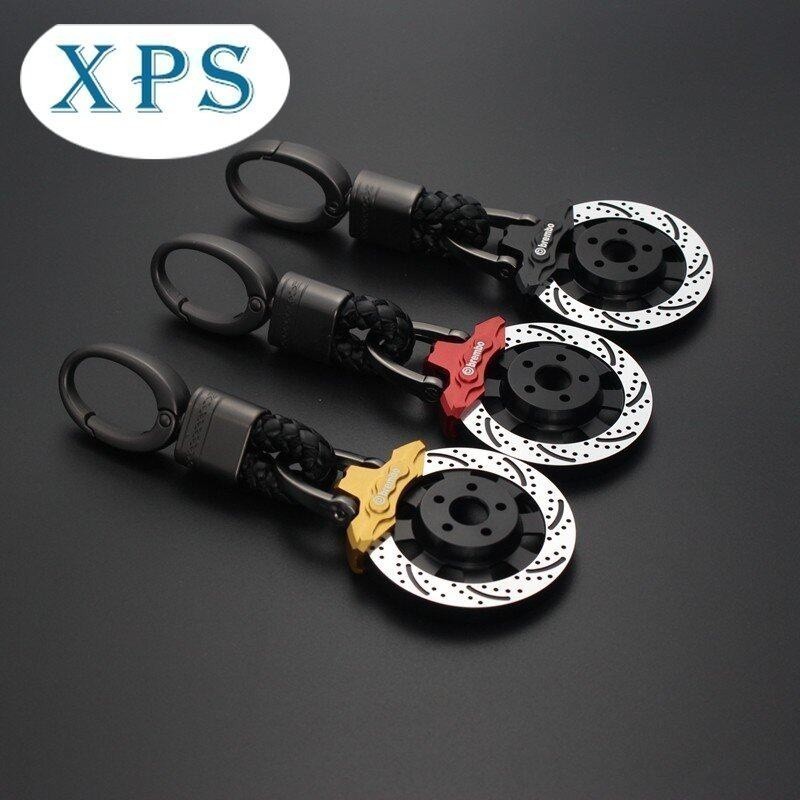 xps Car Keychain MOTO Key Ring For Keys Aluminum Alloy CNC Brake Disc ...