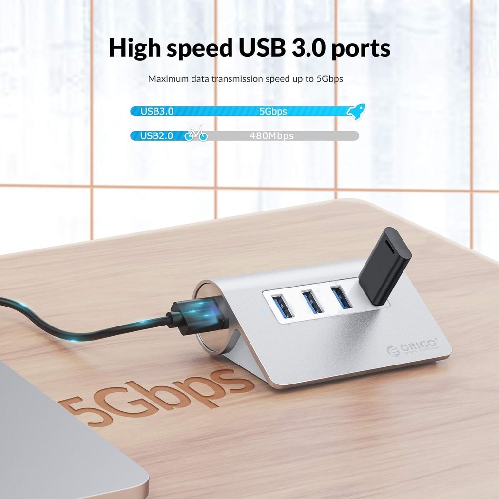 [CLEARANCE] ORICO Multi-Port USB 3.0 Hub - (Optional) Power Supply w ...