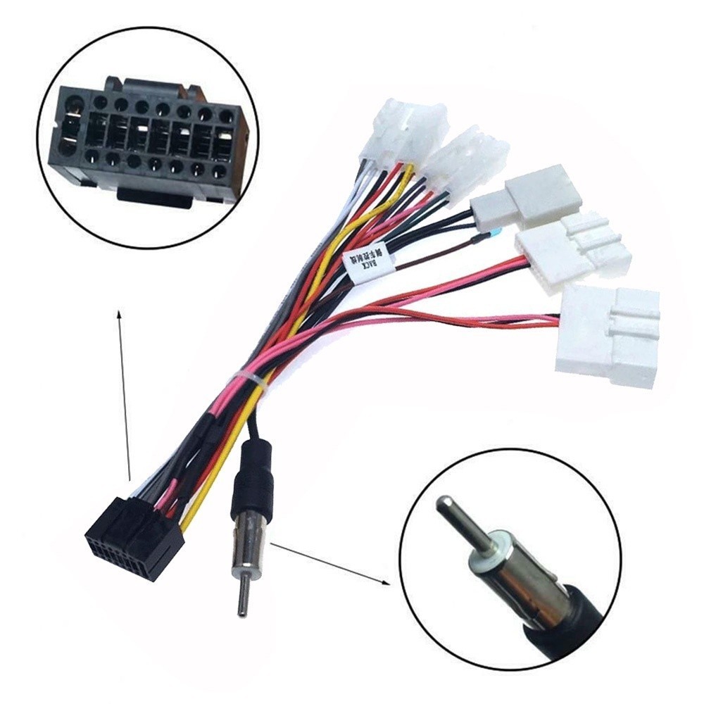 【ACT】Cable Plug 16 Pin Auto Connector Harness Install Stereo Wiring ...