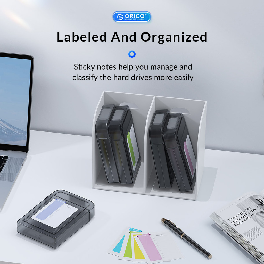 [CLEARANCE] ORICO 2.5-3.5 Inch HDD/SSD Hard Drive Storage Box Case Hard ...