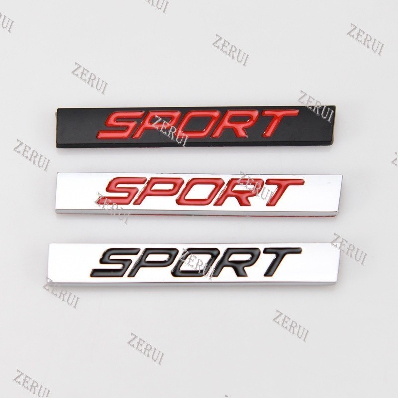 ZR For 3D Car Sticker Metal Front & Rear Sign 4X4 RACING TURBO SPORT ...