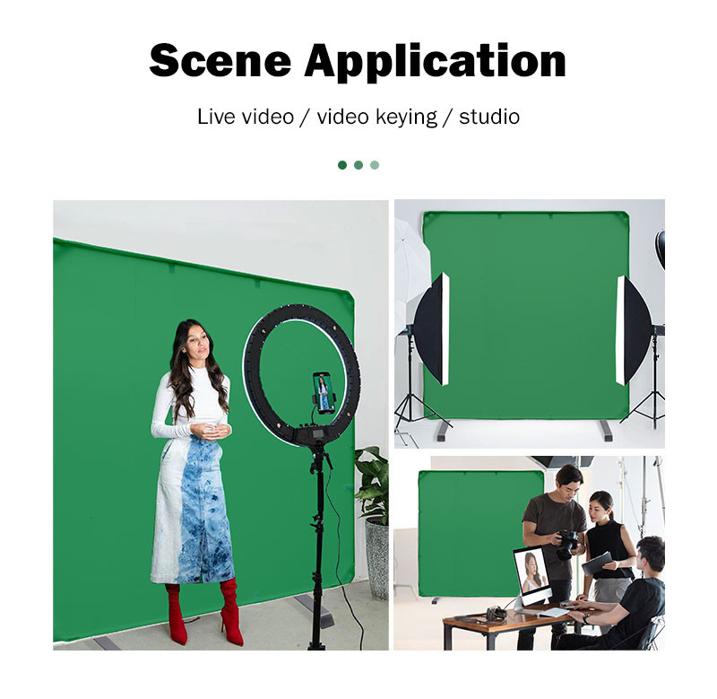 Pxel 2 x 2m Chroma Key Green Screen Background Muslin Cloth Kit w ...