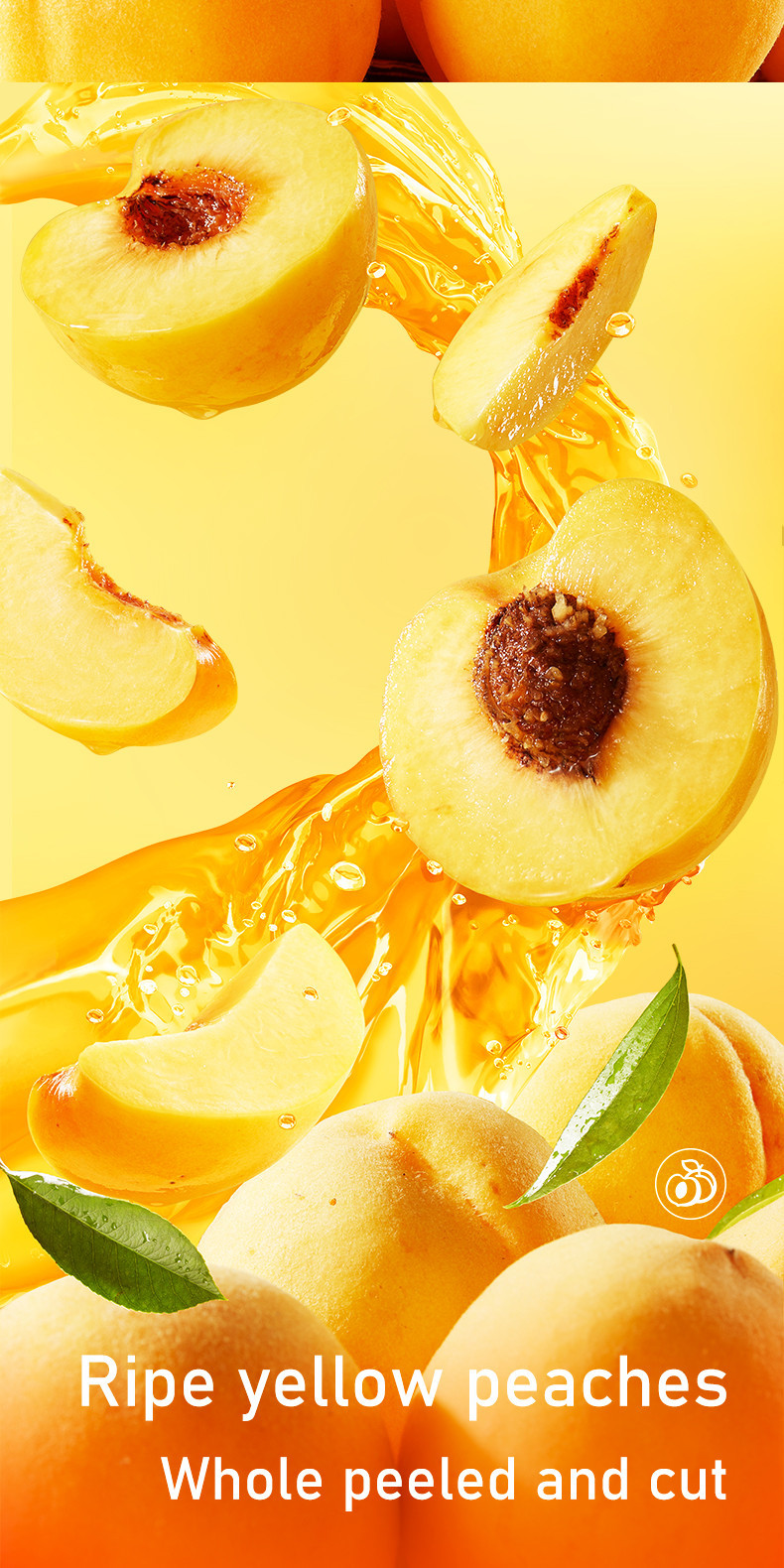 Three Squirrels Dried Yellow Peach (250g/250g x 2 Packs) Shopee