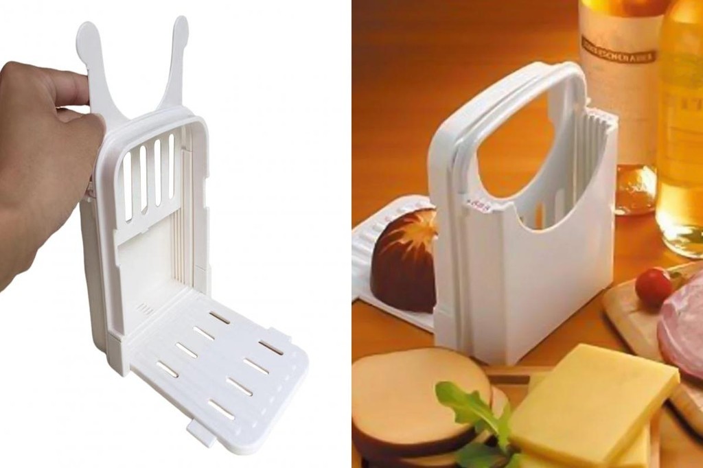 {doverywell} Cake Cutting Tool Homemade Bread Slicer Foldable Bread