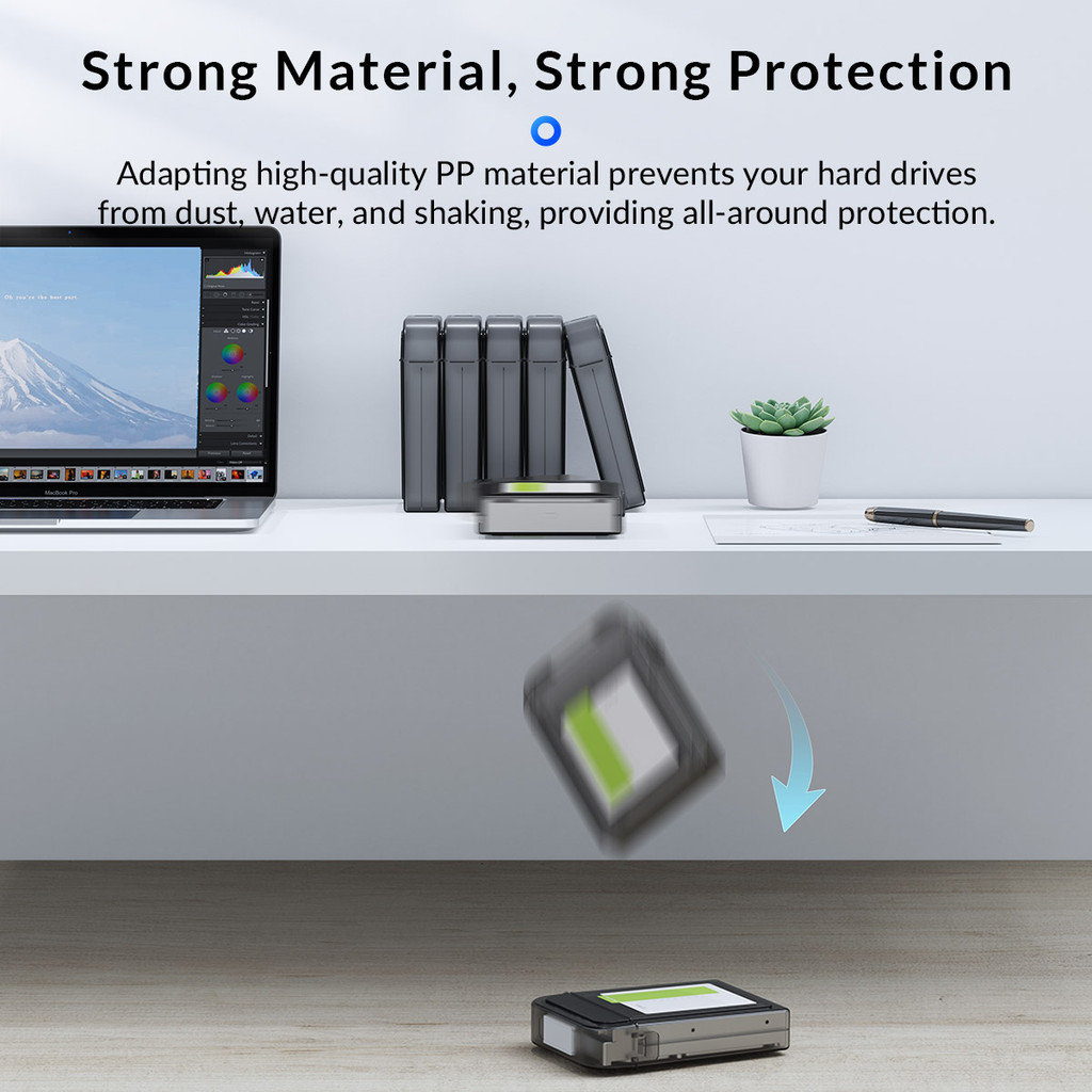 [CLEARANCE] ORICO 2.5-3.5 Inch HDD/SSD Hard Drive Storage Box Case Hard ...