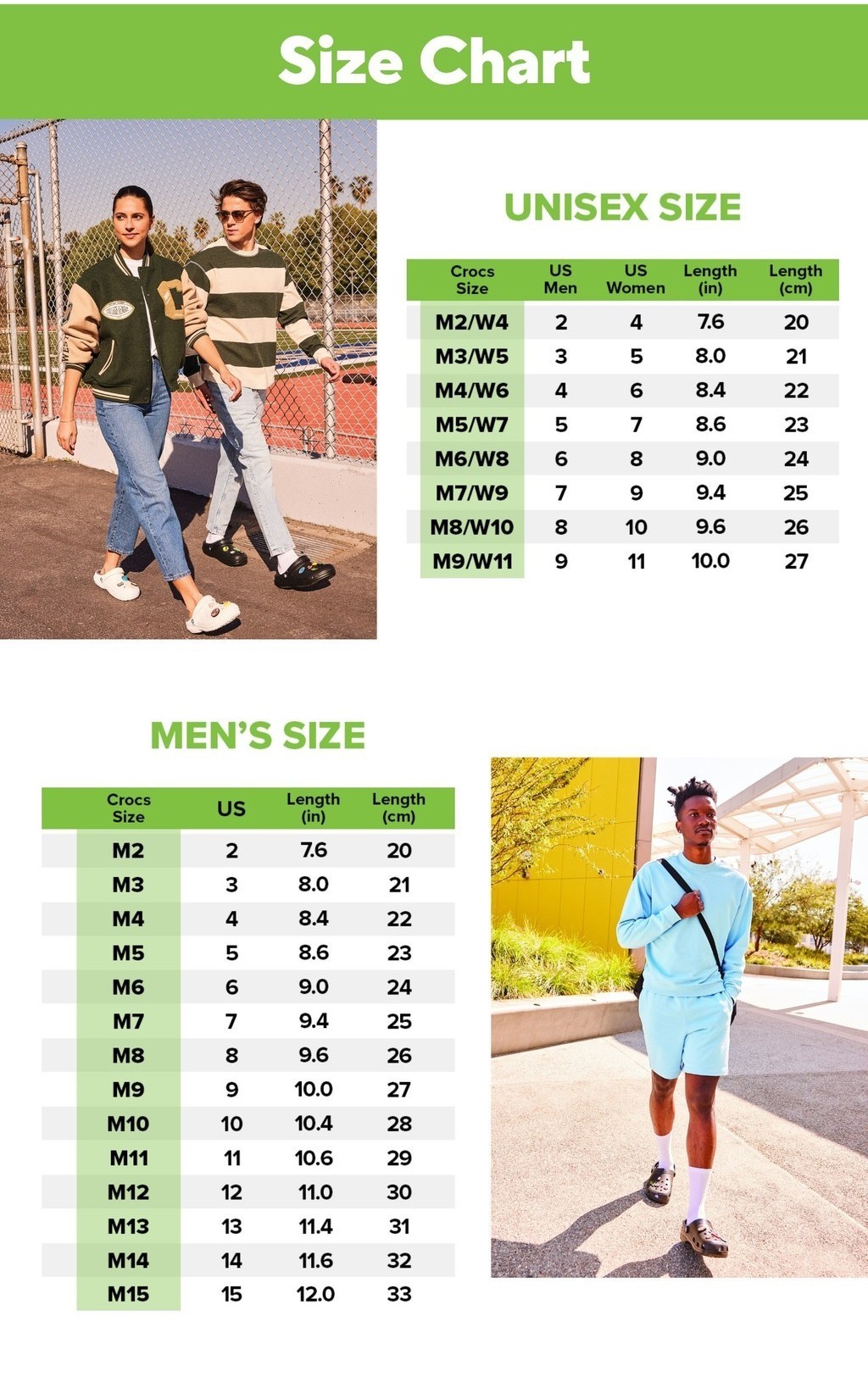 Fit Guide Crocs Mens Size Crocs Men Size Chart Shop
