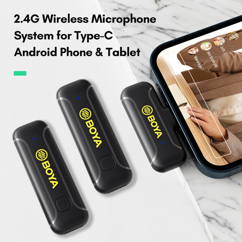 [COD]BOYA BY-WM3T2-U1 One-Trigger-One Mini 2.4G Wireless Microphone ...