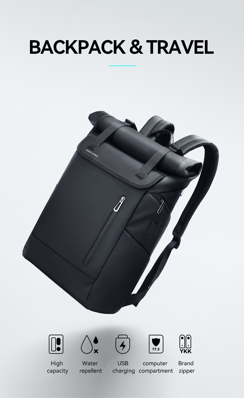Mark Ryden Expansion Rolltop Travel Backpack | Shopee Philippines