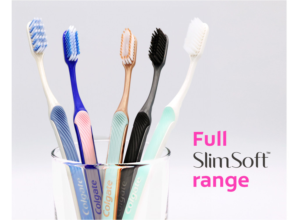 Colgate SlimSoft Orthodontic Toothbrush - Suitable for Braces, Ultra ...