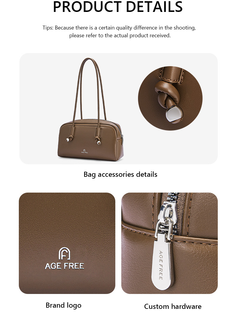 AGE FREE Pebble Bag Handbag Vintage Bag for Time Bags Large Capacity ...