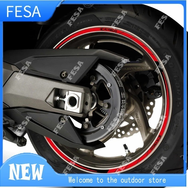 For KYMCO AK550 ak550 Motircycle Rim Sticker Scooter Stripe Wheel ...