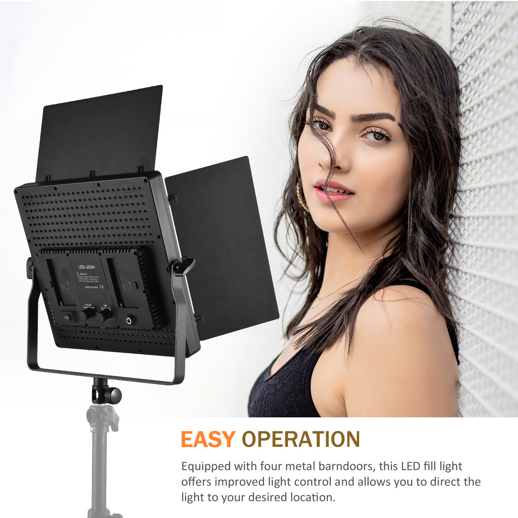 [COD]60W Bi-color Photography Light LED Light Panel 1024pcs LED Beads ...