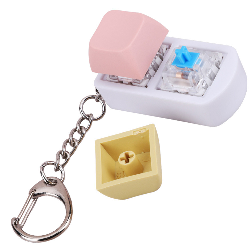 [cologoog.ph] Keyboard Fidget Toy Fidget Clicker Key Switch Keychain ...
