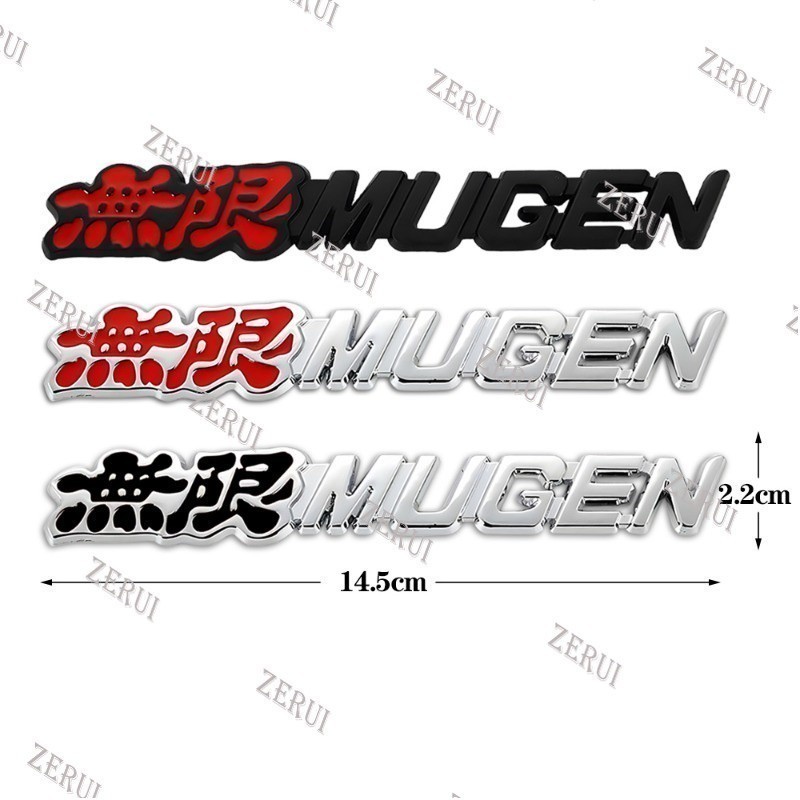ZR For 3D Metal Car Front Grille Emblem Type R Logo Decal for Honda ...