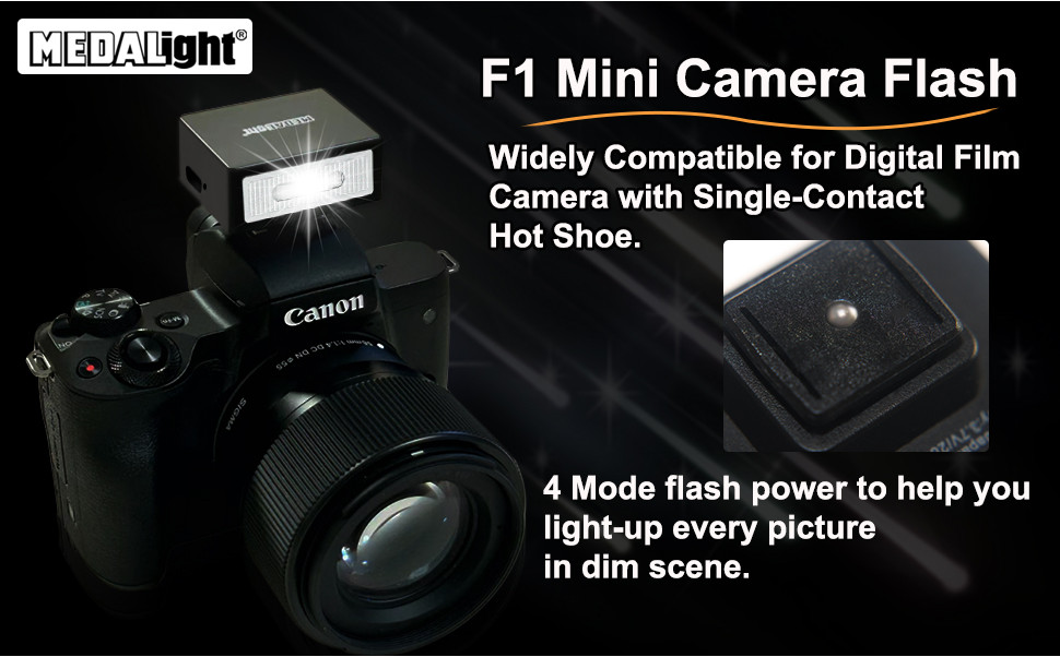 Medalight F1 Mini Camera Flash | Shopee Philippines