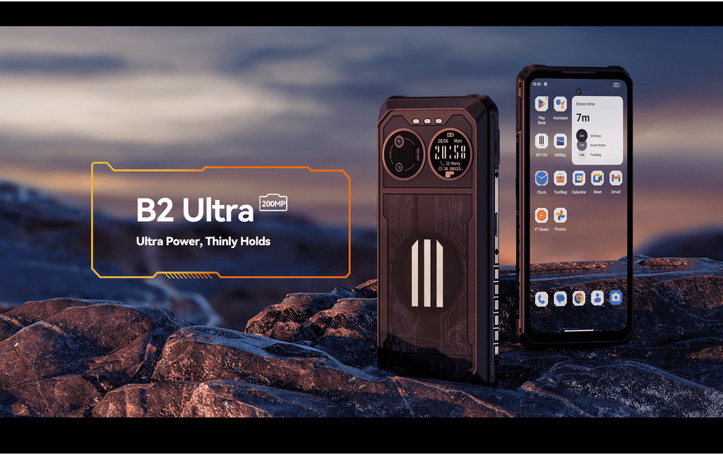 IIIF150 B2 Ultra Rugged Phone 6.8'' FHD+ 24GB+256GB 15000mAh Battery ...