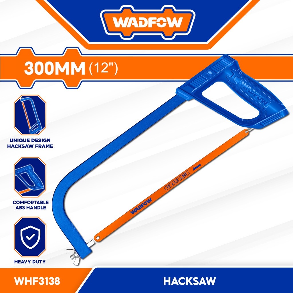 Wadfow Frame Saw / Hacksaw With Blade 12