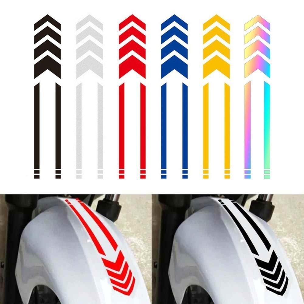 Motorcycle Arrow Stripe Stickers Fender Paste Universal Waterproof ...