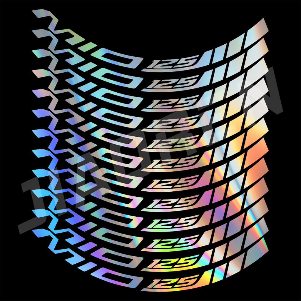 1 set mags decals mio i 125 rim sticker for motorcycle hub | Shopee ...