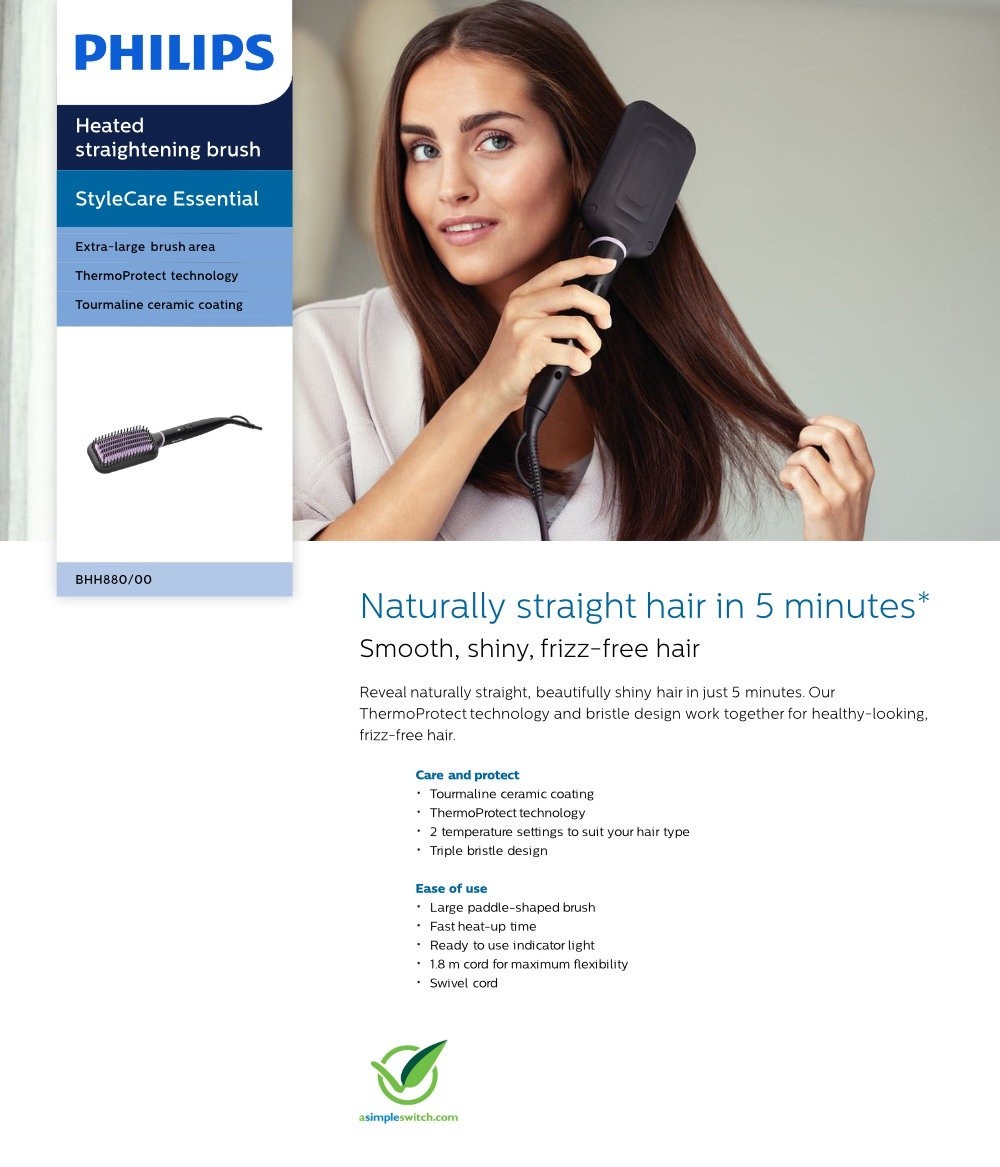 Philips StyleCare Essential Straightening Brush