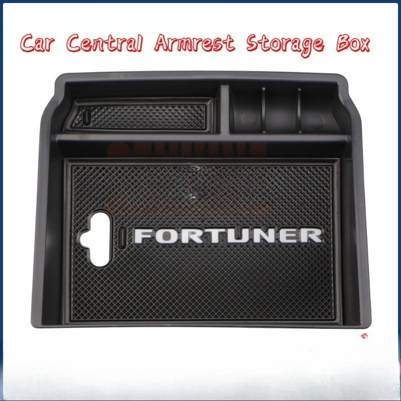 TRD Car Central Armrest Storage Box for Toyota Hilux Revo Fortuner 2016 ...