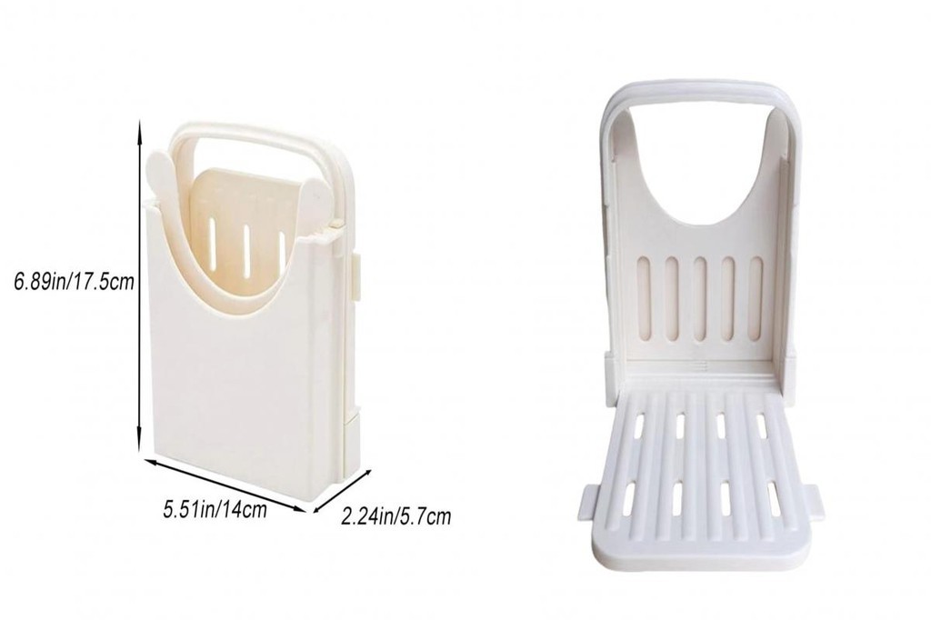 {doverywell} Cake Cutting Tool Homemade Bread Slicer Foldable Bread