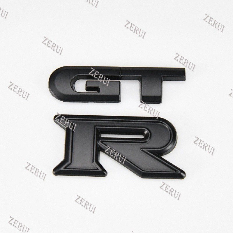 ZR For 3D Car Sticker FAIRLADY 350Z 370Z Logo Emblem Badge Front Grille ...