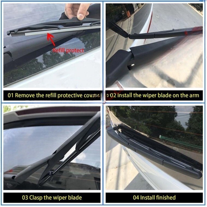 () Suzuki Rear Wiper (Arm/Blade) Set for Every Van DA64V DA64W DA62V ...