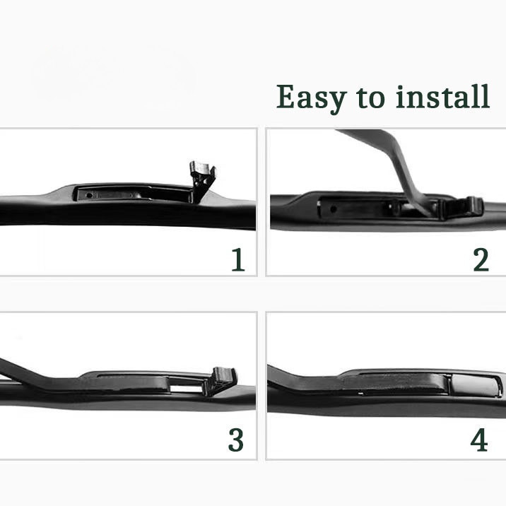 Toyota Wigo Wiper Blade Set (Front+Rear) 21+14+12in for All Year Model ...