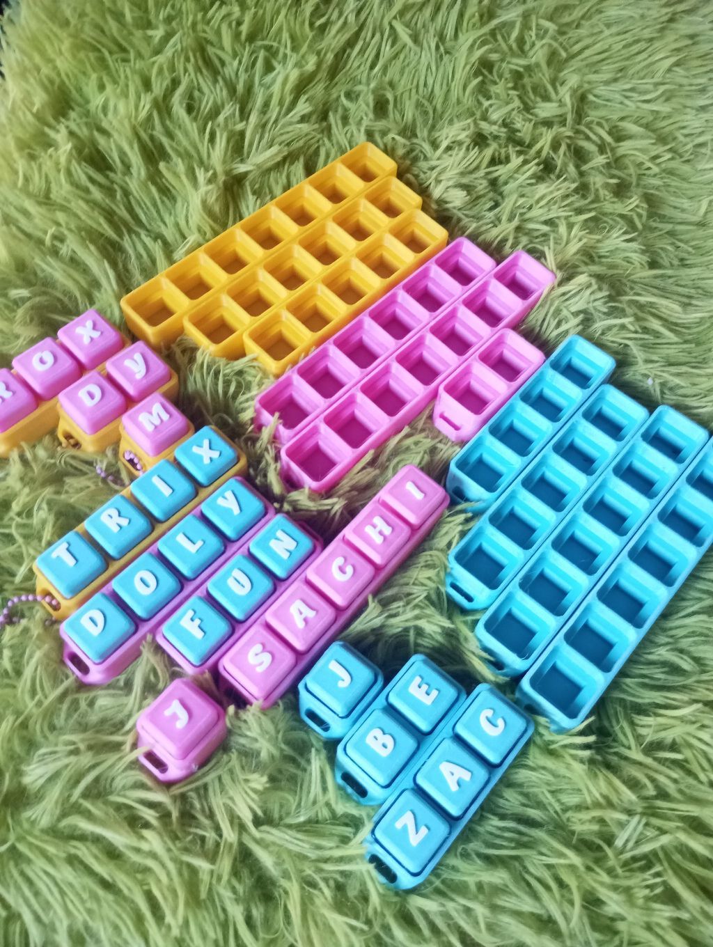Customized Personalized 3D Printed Name Fidget Clicker Stress relief ...