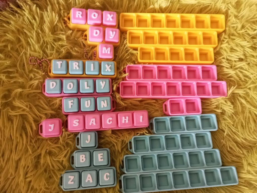 Customized Personalized 3D Printed Name Fidget Clicker Stress relief ...
