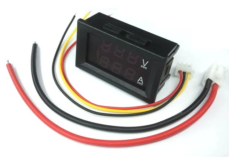 DC 0-100V/10A 50A 100A LED DC Dual Display Digital Voltage and Current ...