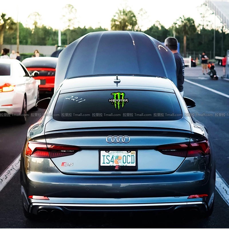 COD/ Monster Energy sponsor logo racing modified motorcycle reflective ...
