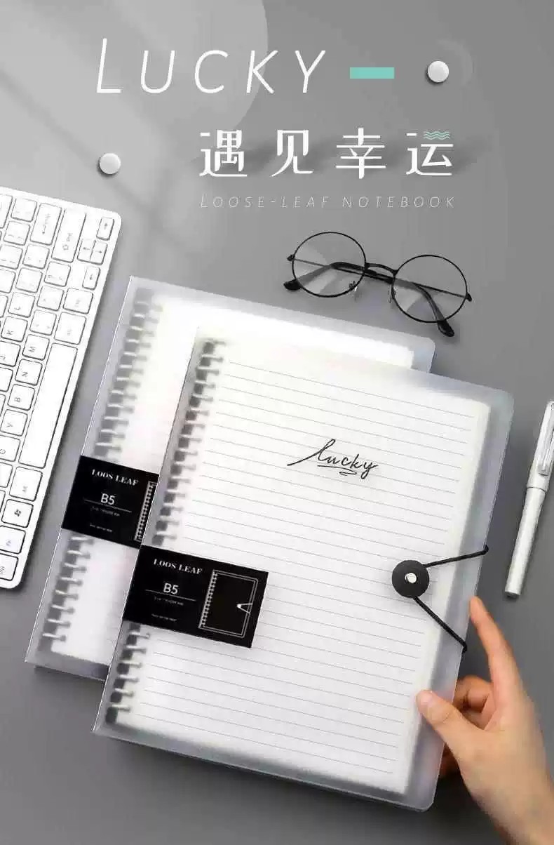 COD/ A4 loose-leaf notebook, B5 transparent coil grid notebook paper ...