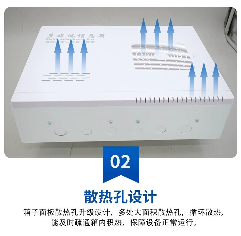 Surface-mounted low-voltage wiring box, home multimedia information box ...
