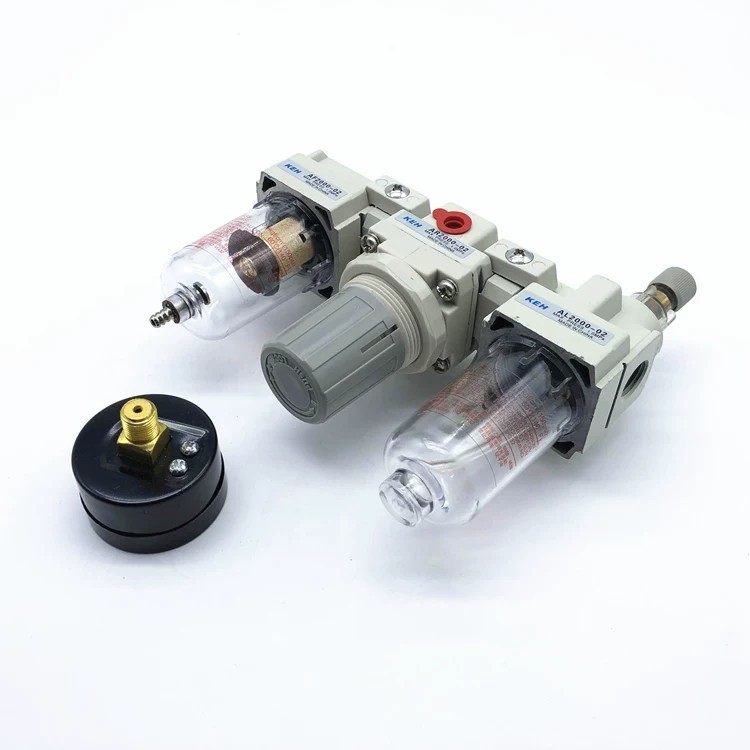 Pneumatic air source processor triple unit SMC type AC2000-02D oil ...