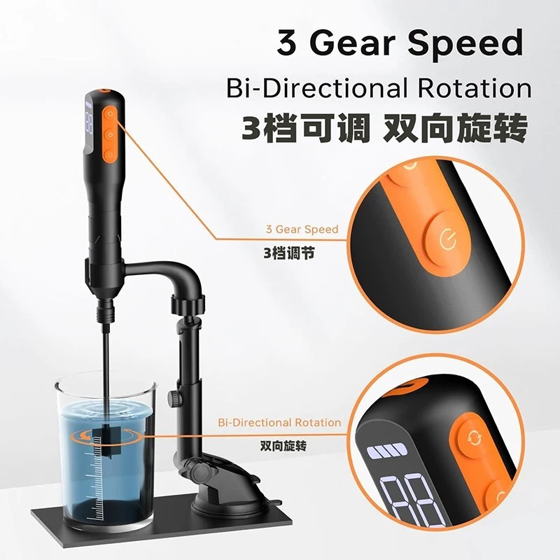 diy epoxy resin, silicone paint, automatic timing mixer, stirring rod ...