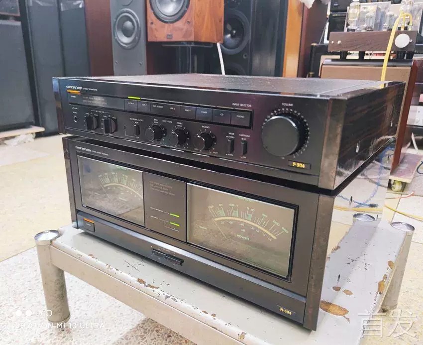 Hot⭐☁Used imported audio equipment: Onkyo P-304 M-504 high-fidelity pre ...