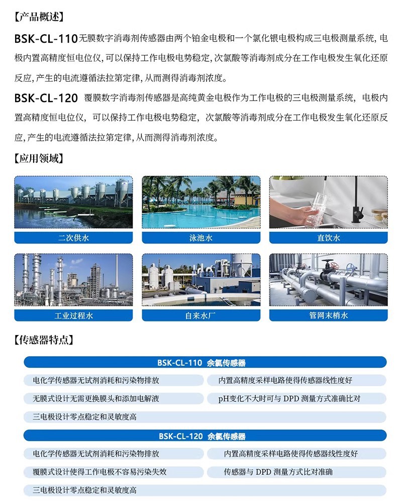 Cod⭐§ Industrial water quality online residual chlorine electrode probe ...