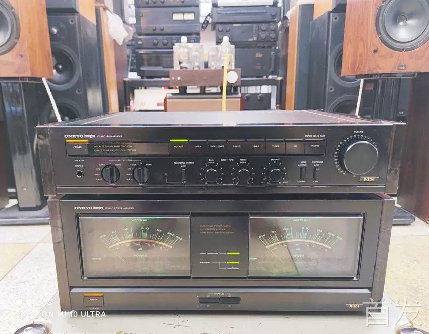 Hot⭐☁Used imported audio equipment: Onkyo P-304 M-504 high-fidelity pre ...