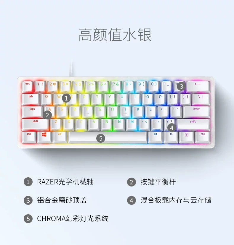 Razer Huntsman Mini 61-key Optical Axis Gaming Laptop RGB Mechanical ...