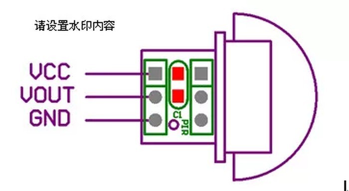 HC-SR312 Miniature Human Body Sensing Module, PIR Module, Infrared ...