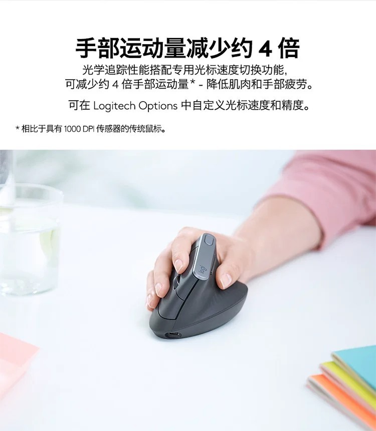 Logitech MX Vertical Mouse, Cross-Screen Ergonomic, Wireless, Bluetooth ...