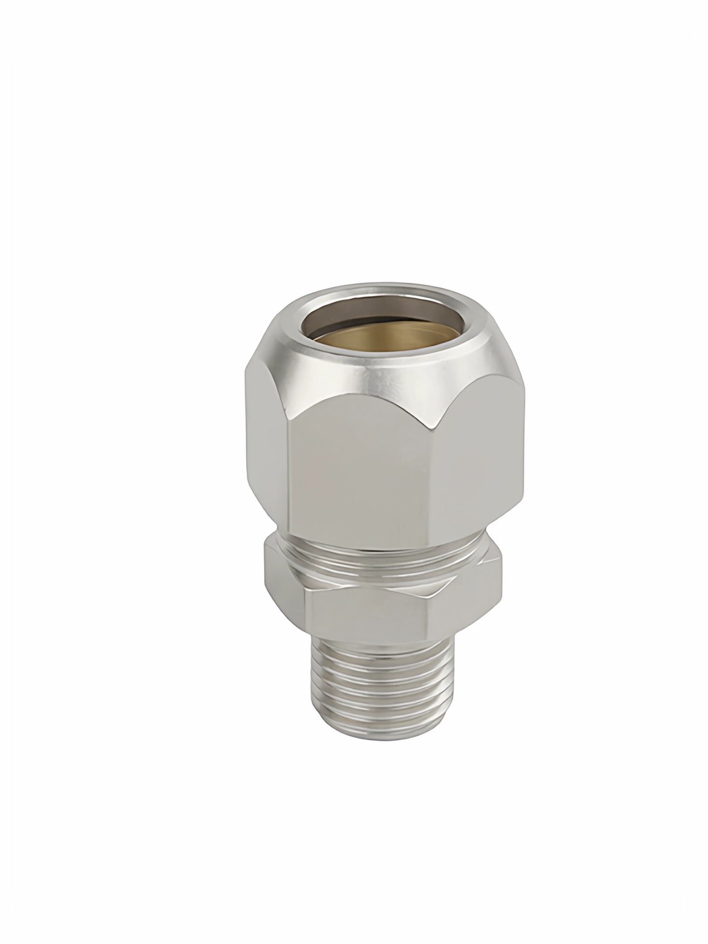 Nickel-plated copper external thread ferrule direct copper pipe fitting ...