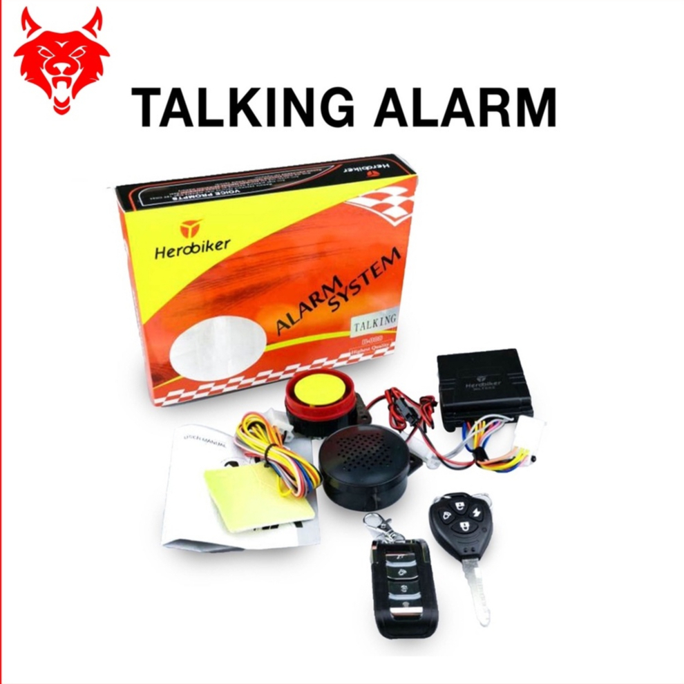 Talking alarm cheap for motorcycle