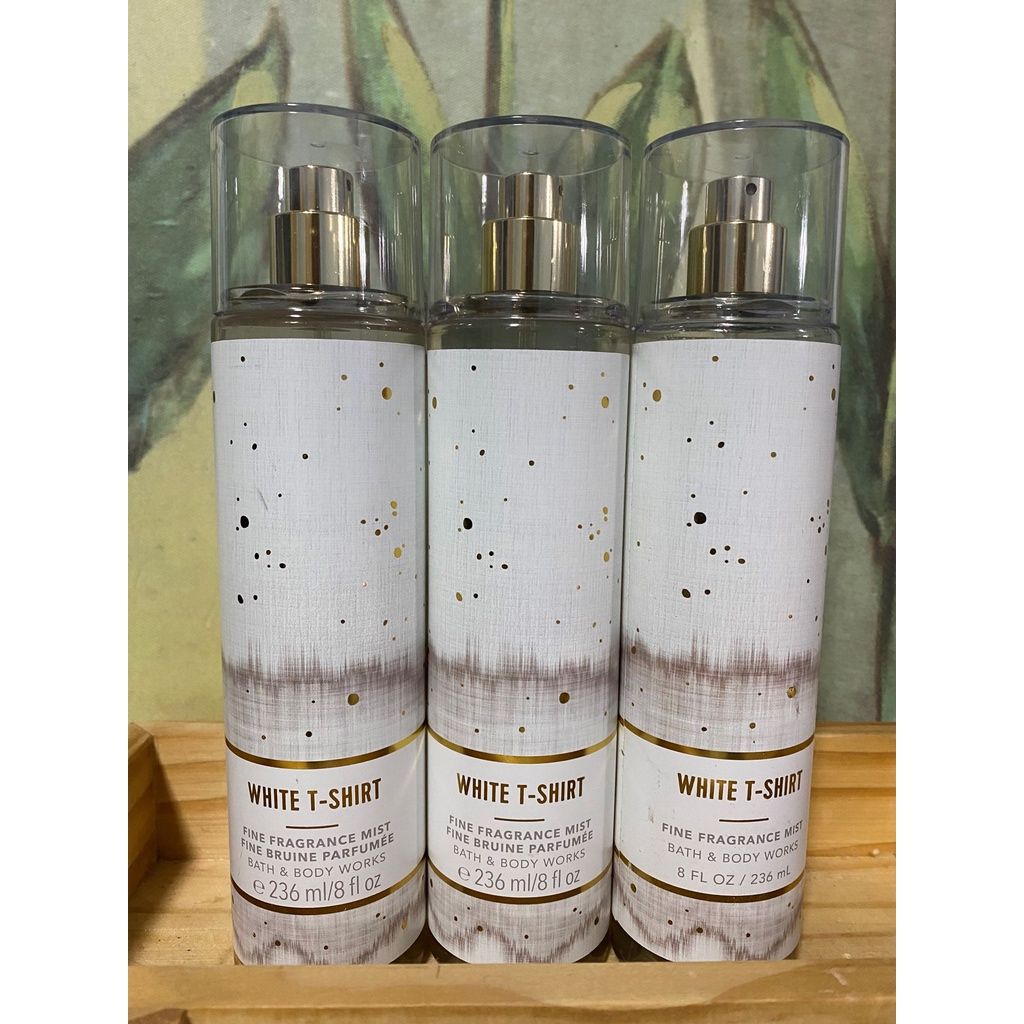 (FULL BOTTLE) Bath & Body Works White T Shirt 236ml Shopee Philippines